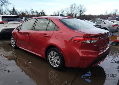 2020 Toyota Corolla Le z USA, uszkodzony, nr VIN JTDEPRAE5LJ095654